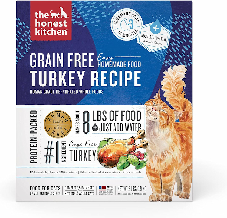 The Honest Kitchen Grain-Free Turkey Dehydrated Cat Food 