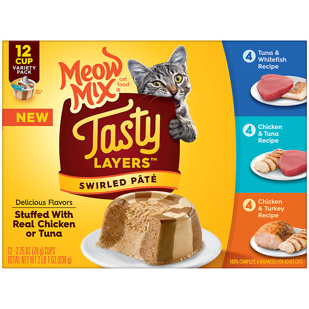 Meow Mix swirled pate